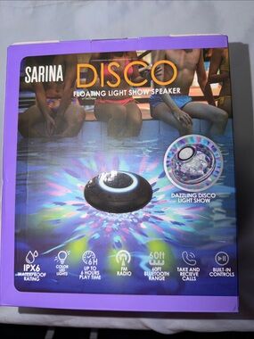 Sarina Disco Floating Light Show Speaker - Purple